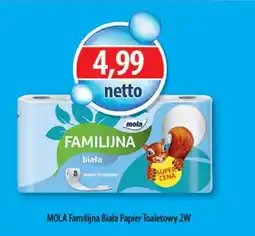 DUO-TES Mola familijna biała papier toaletowy 2w oferta