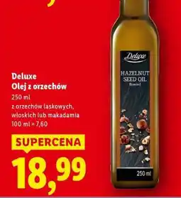 Lidl DELUXE Olej z orzechów oferta