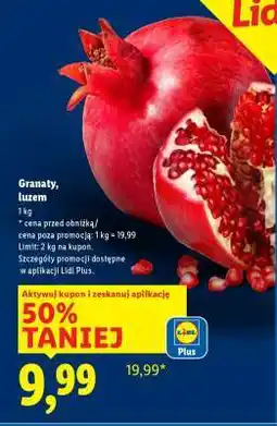 Lidl Granaty, luzem oferta