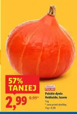 Lidl Polskie dynie Hokkaido, luzem oferta