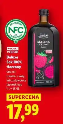 Lidl Deluxe Sok 100% tłoczony oferta