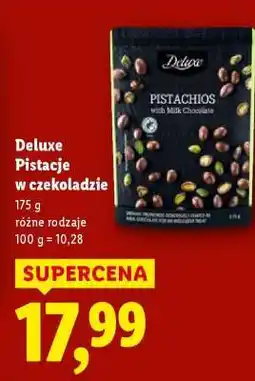 Lidl DELUXE Pistacje w czekoladzie oferta