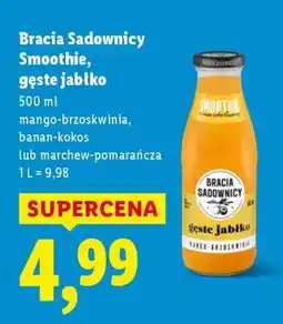 Lidl BRACIA SADOWNICY Smoothie Gęste Jabłko oferta