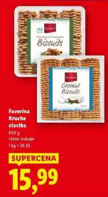 Lidl Favorina Kruche ciastka oferta