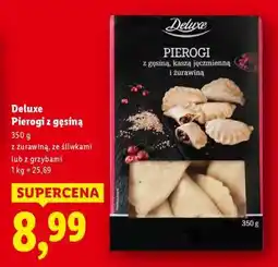 Lidl DELUXE Pierogi z gęsiną oferta