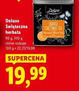 Lidl Deluxe Świąteczna herbata oferta