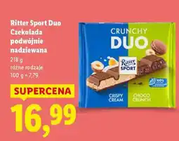 Lidl Ritter Sport Duo Czekolada podwójnie nadziewana oferta