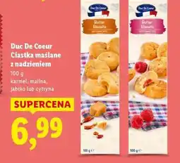 Lidl Duc De Coeur Ciastka maślane z nadzieniem oferta
