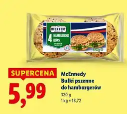 Lidl McEnnedy Bułki pszenne do hamburgerów oferta