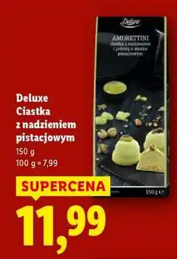 Lidl DELUXE Ciastka z nadzieniem pistacjowym oferta