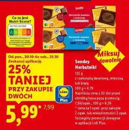 Lidl SONDEY Herbatniki oferta