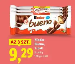Lidl Kinder Bueno, 3-pak oferta