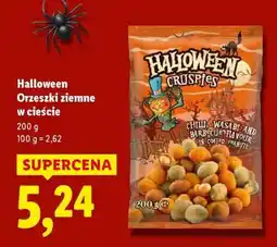 Lidl HALLOWEEN Orzeszki ziemne w cieście oferta