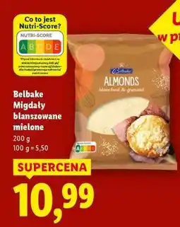 Lidl Belbake Migdały blanszowane mielone oferta