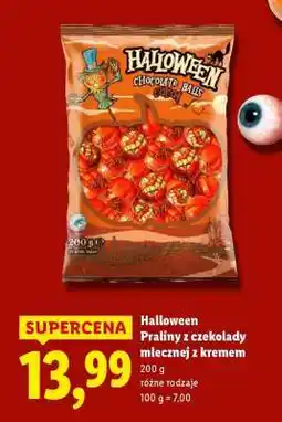 Lidl HALLOWEEN Praliny z czekolady mlecznej z kremem oferta