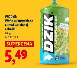 Lidl WK DZIK Wafle kukurydziane o smaku zielonej cebulki oferta