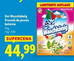 Lidl DER WASCHKÖNIG Proszek do prania kolorów oferta