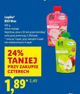Lidl Lupilu BIO Mus oferta