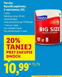 Lidl FLORALYS Ręcznik papierowy 2-warstwowy, XXL oferta