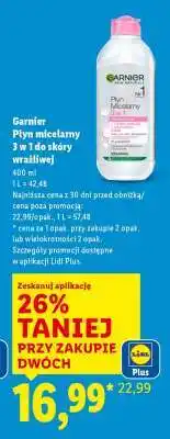 Lidl GARNIER Płyn micelarny 3 w 1 do skóry wrażliwej oferta