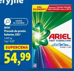 Lidl Ariel Proszek do prania kolorów, XXL oferta