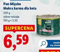 Lidl Pan Mięsko Mokra karma dla kota oferta