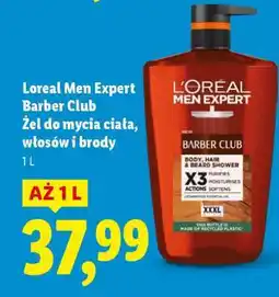 Lidl Loreal Men Expert Barber Club Żel do mycia ciała, włosów i brody oferta