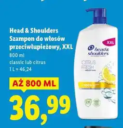 Lidl Head & Shoulders Szampon do włosów przeciwłupieżowy, XXL oferta