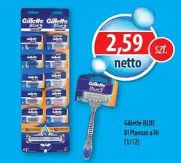 DUO-TES Gillette blue iii plansza a10 oferta