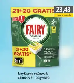 DUO-TES Fairy kapsułki do zmywarki all in one a21+20 gratis oferta