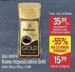 ALDI Kawa rozpuszczalna Gold Dallmayr oferta