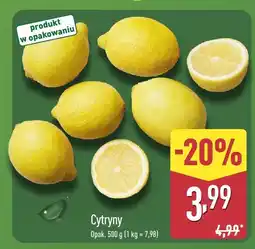 ALDI Cytryny 500 g Aldi oferta