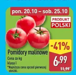 ALDI Pomidory malinowe klasa I Aldi oferta