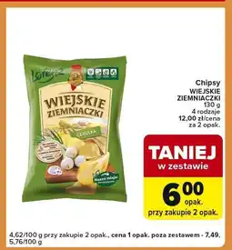 Carrefour Express Chipsy Wiejskie Ziemniaczki cebulka 130g oferta
