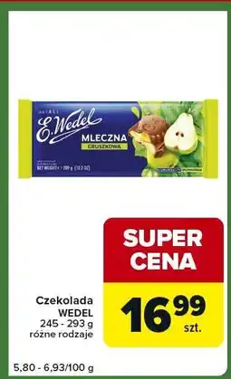Carrefour Express Czekolada Wedel mleczna z gruszką E.Wedel oferta