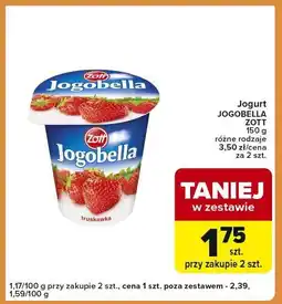 Carrefour Express Jogurt Jogobella truskawka 150g oferta