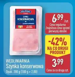 ALDI Szynka konserwowa Wędzlniarnia oferta