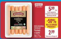 ALDI Parówki z szynki Wędzlniarnia Premium oferta