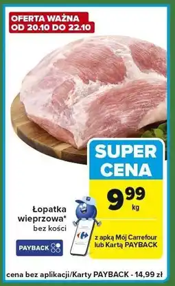 Carrefour Express Łopatka wieprzowa bez kości Carrefour Express oferta