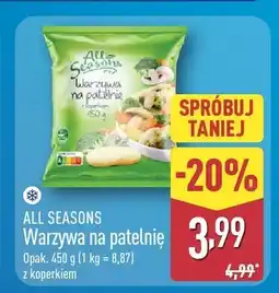 ALDI Warzywa na patelnię z koperkiem mrożone All Seasons oferta
