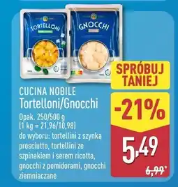 ALDI Makaron tortelloni/gnocchi Cucina Nobile oferta