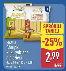 ALDI Chrupki kukurydziane dla dzieci Mamia oferta