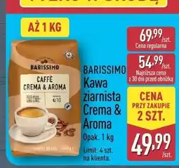 ALDI Kawa ziarnista Barissimo Crema & Aroma oferta