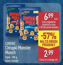 ALDI Chrupki Monster Munch Lorenz oferta