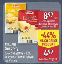 ALDI Ser żółty Edamski, Tylżycki lub Maślany Milsani oferta