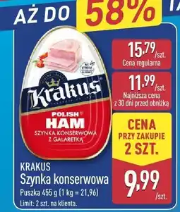 ALDI Szynka konserwowa Krakus oferta