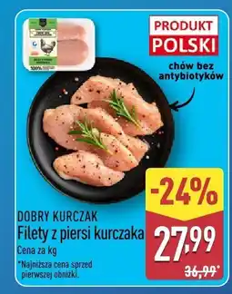 ALDI Filety z piersi kurczaka Dobry Kurczak oferta
