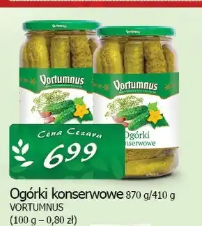 Cezar Delikatesy Ogórki konserwowe Vortumnus oferta