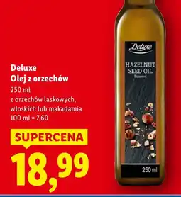 Lidl Olej Deluxe z orzechów laskowych oferta