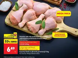 Biedronka Świeże udo lub podudzie kurczaka pakowane próżniowo Kraina Mięs oferta